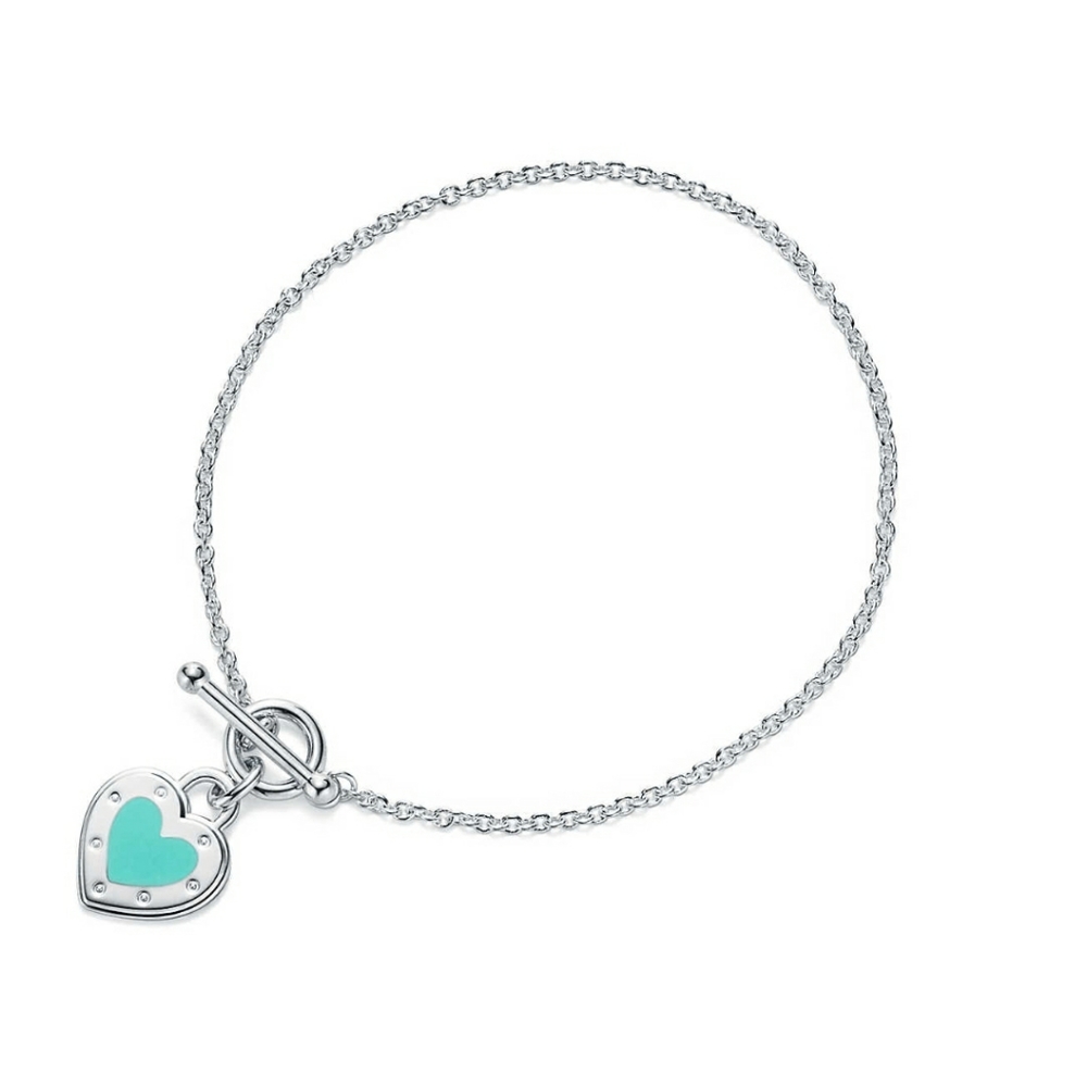 Sold Retired Tiffany Love Heart Toggle Bracelet - Picture 7 of 7